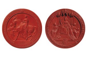 First Great Seal of Queen Victoria by Benjamin Wyon